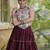 women navratri rayon lehenga choli  with lampi lace & kutchi work blouse-  full stitched free size