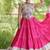 women navratri rayon lehenga choli  with lampi lace & kutchi work blouse-  full stitched free size