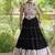 women navratri rayon lehenga choli  with lampi lace & kutchi work blouse-  full stitched free size