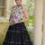 women navratri rayon lehenga choli  with lampi lace & kutchi work blouse-  full stitched free size