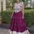 women navratri rayon lehenga choli  with lampi lace & kutchi work blouse-  full stitched free size