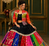 Black Color Beautiful Digital Print & Real Mirror Work With Fancy Lace Pati Cotton Lahenga Choli Set 