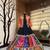 Black Color Beautiful Digital Print & Real Mirror Work With Fancy Lace Pati Cotton Lahenga Choli Set 