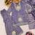 Lavender silk blend with real mirror with sequence hand work kurta sharara with dupatta