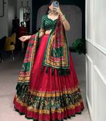 Printed with Iconic Sparkle Lehenga with Choli Dupatta