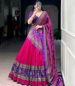 Printed with Iconic Sparkle Lehenga with Choli Dupatta
