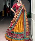 Printed with Iconic Sparkle Lehenga with Choli Dupatta