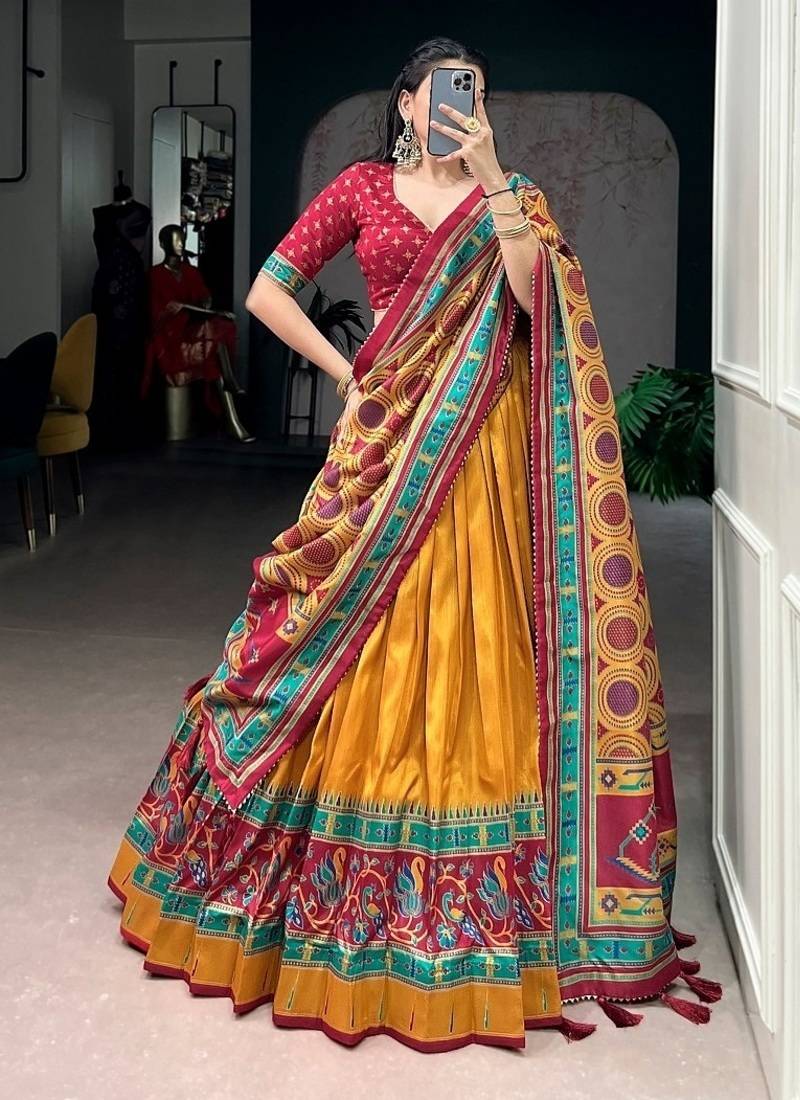 Printed with Iconic Sparkle Lehenga with Choli Dupatta