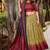 Multicolor Vichitra Silk Printed Lehenga with Choli Dupatta