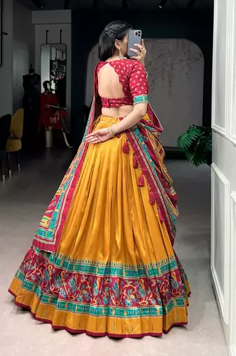 Printed with Iconic Sparkle Lehenga with Choli Dupatta