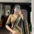 Gold Tasar Silk Printed Iconic Sparkle with Lace Border Lehenga with Choli Dupatta