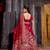 Seagreen Tasar Silk Ikkat Print Lehenga with Choli Dupatta