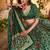 Green Tasar Silk Iconic Sparkle with Lace Border Lehenga with Choli Dupatta