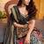 Black Tasar Silk Iconic Sparkle with Lace Border Lehenga with Choli Dupatta
