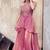 Pink Color Beads Hand Work And Moti Work Silk Blend Salwar Suit