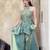 Sky Blue Color Beads Hand Work And Moti Work Silk Blend Salwar Suit