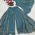 Sky Blue Color Beads Hand Work And Moti Work Silk Blend Salwar Suit
