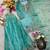 sky blue color embroidery sequins work silk blend kurti sharara set