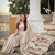 Cream cotton silk saree with colorful floral weaving pallu with blouse