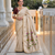 Cream cotton silk saree with colorful floral weaving pallu with blouse