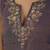 Navy metallic chanderi embroidered kurta set with pants, stitched