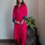 Modal embroidered kurta set with pants, stitched