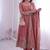 Heavy fendy silk embroidered sequince work wedding kurta set