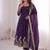 Heavy fendy silk embroidered sequince work wedding kurta set