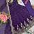 Heavy fendy silk embroidered sequince work wedding kurta set