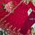 Heavy fendy silk embroidered sequince work wedding kurta set