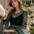 dark green embroidered velvet semi stitched patiyala suit
