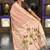 Peach cotton silk saree with colorful floral weaving pallu with blouse