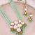 Gold Plated Kundan Long Layered Jewellery Set For Women