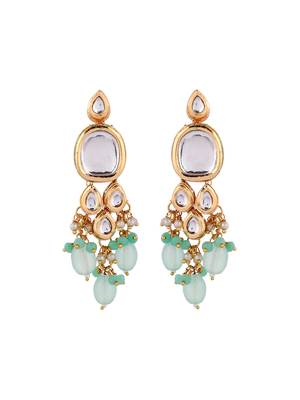 Gold Plated Kundan Long Layered Jewellery Set For Women 6