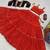 Red Bandhani Print Cotton Lehenga Choli with Mirror Work Jacket Blouse