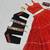 Red Bandhani Print Cotton Lehenga Choli with Mirror Work Jacket Blouse