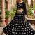 Black Pure Cotton Hand Work With Real Kodi Work Lehenga Choli for Navratri