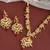 Gold Plated CZ Ethnic Jewellery Set For Women