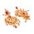 Gold Plated CZ Ethnic Jewellery Set For Women