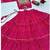 Ranipink Georgette Bandhani Print Navratri Chaniya Choli with Kutch Embroidery Blouse