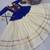 Navratri Special Blue Bandhani Printed Koti Style Lehenga Choli with Off-White Gota Patti Skirt