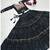 Black Georgette Bandhani Print Navratri Chaniya Choli with Kutch Embroidery Blouse