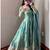 Heavy fendy silk embroidered sequince work wedding kurta set