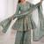 Rama fendy satin with embroidered sequince work plazzo set