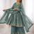 Rama fendy satin with embroidered sequince work plazzo set