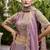 Lavender Fendy With Sequence Embroidered Work Wedding Lehenga Choli