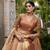 Orange Fendy With Sequence Embroidered Work Wedding Lehenga Choli