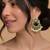 Emerald heritage pearl drop earrings