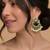 Emerald heritage pearl drop earrings