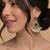 Emerald pearl cascade earrings
